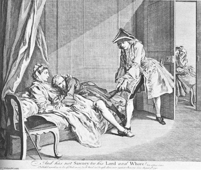 And Has Not Sawney Too His Lord And Whore. — Hubert François Gravelot