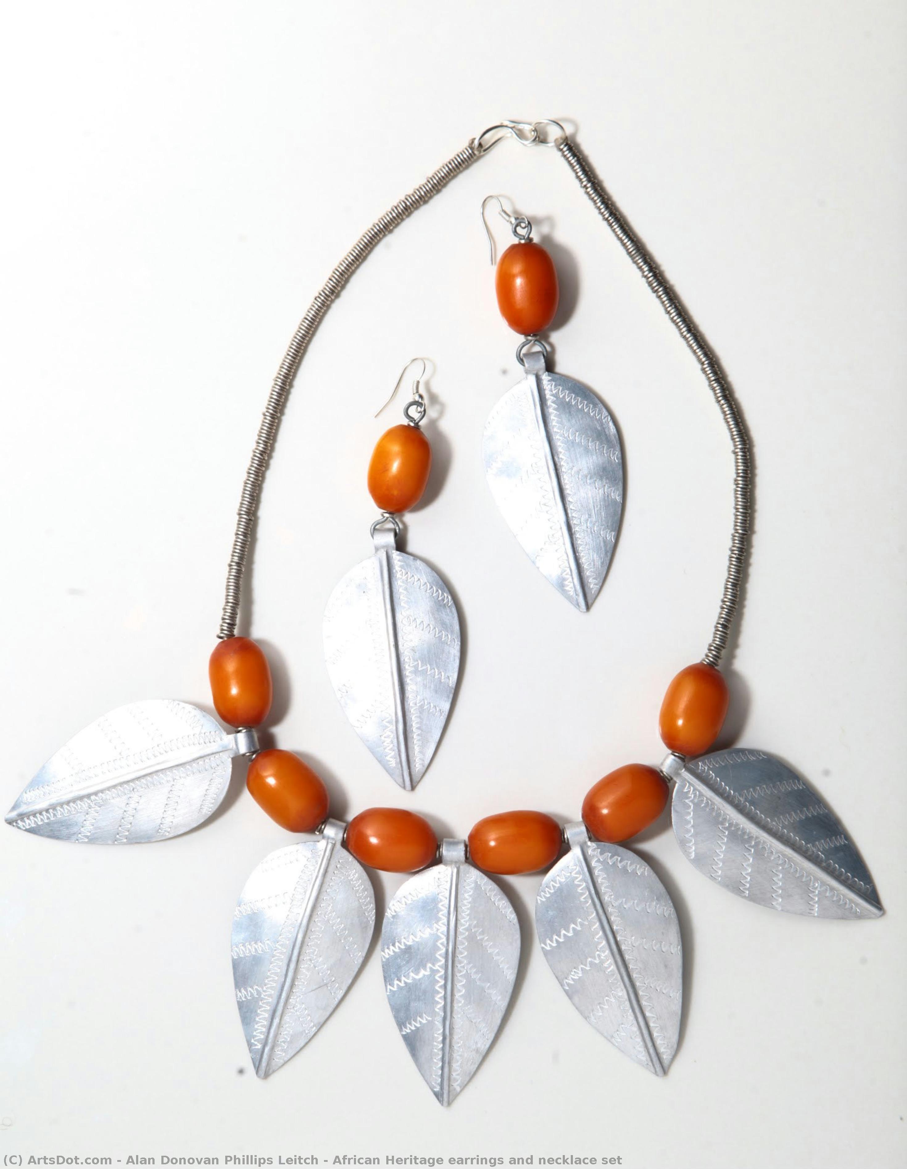 African Heritage Earrings And Necklace Set — Alan Donovan Phillips Leitch