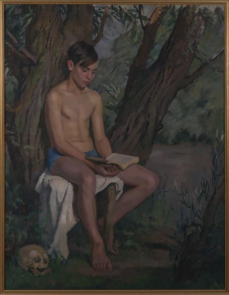 Jeune Homme Lisant — Raymond Dendeville