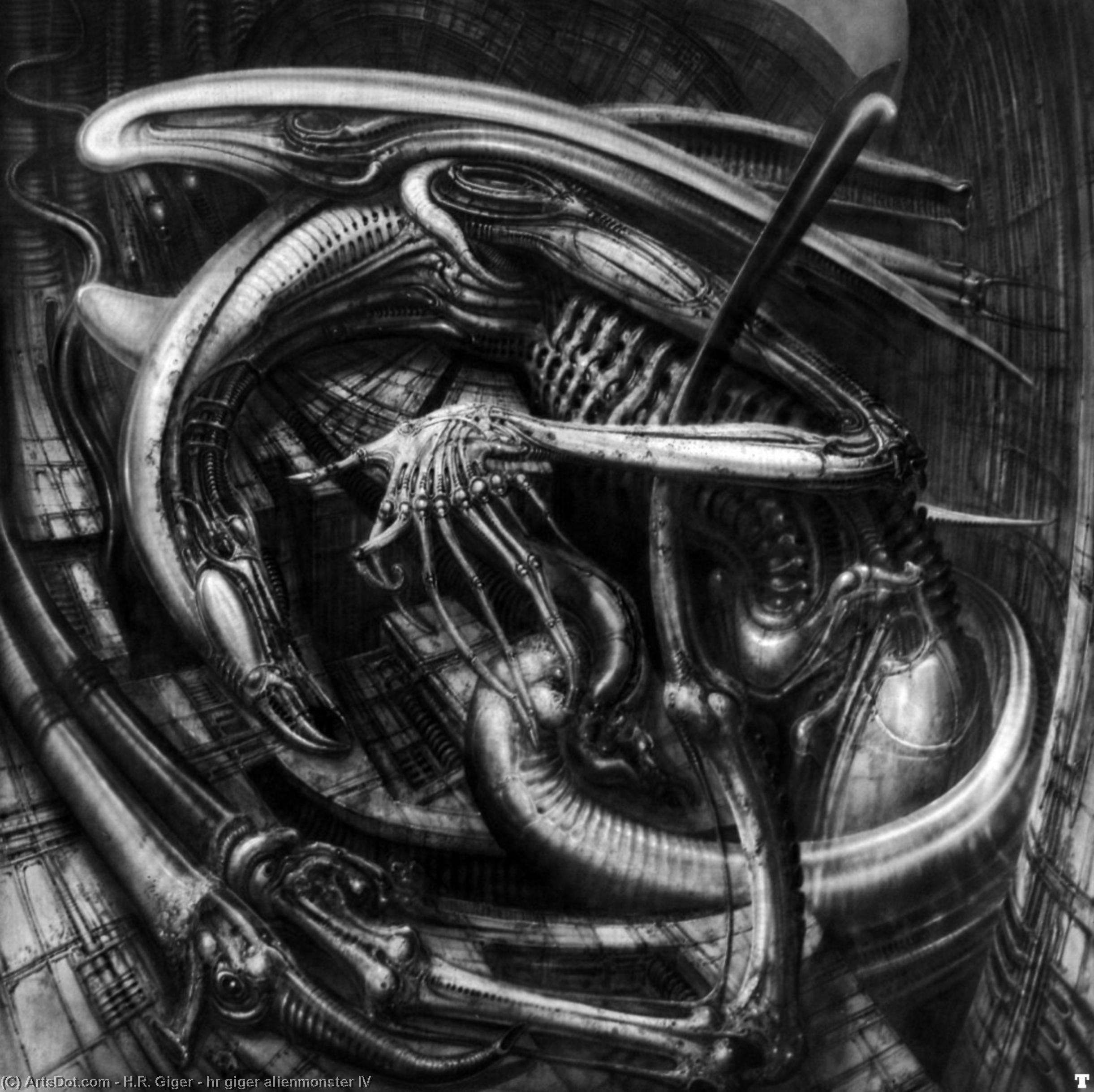 Hr Giger Alienmonster Iv — H.r. Giger
