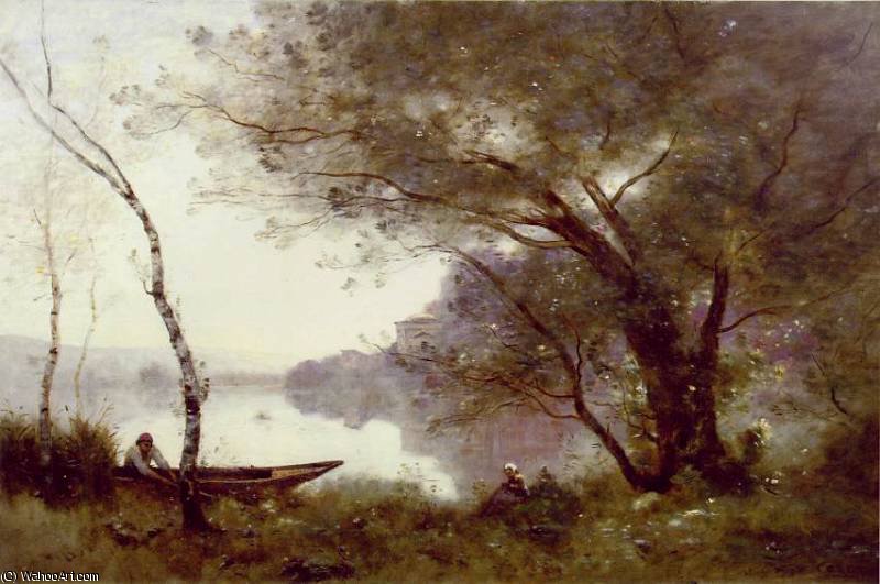 The Boatman Of Mortefontaine — Žan-batist Kamil Korote