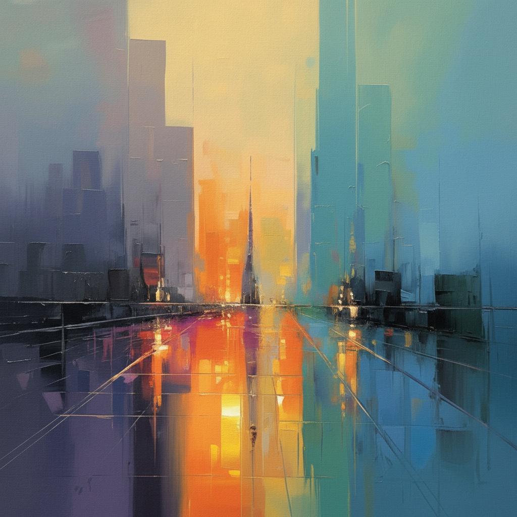 Goldener Zenit: Ein Meditativer Monolith Aus Licht Und Reflektierter Urbaner Stille — Christian Noiret