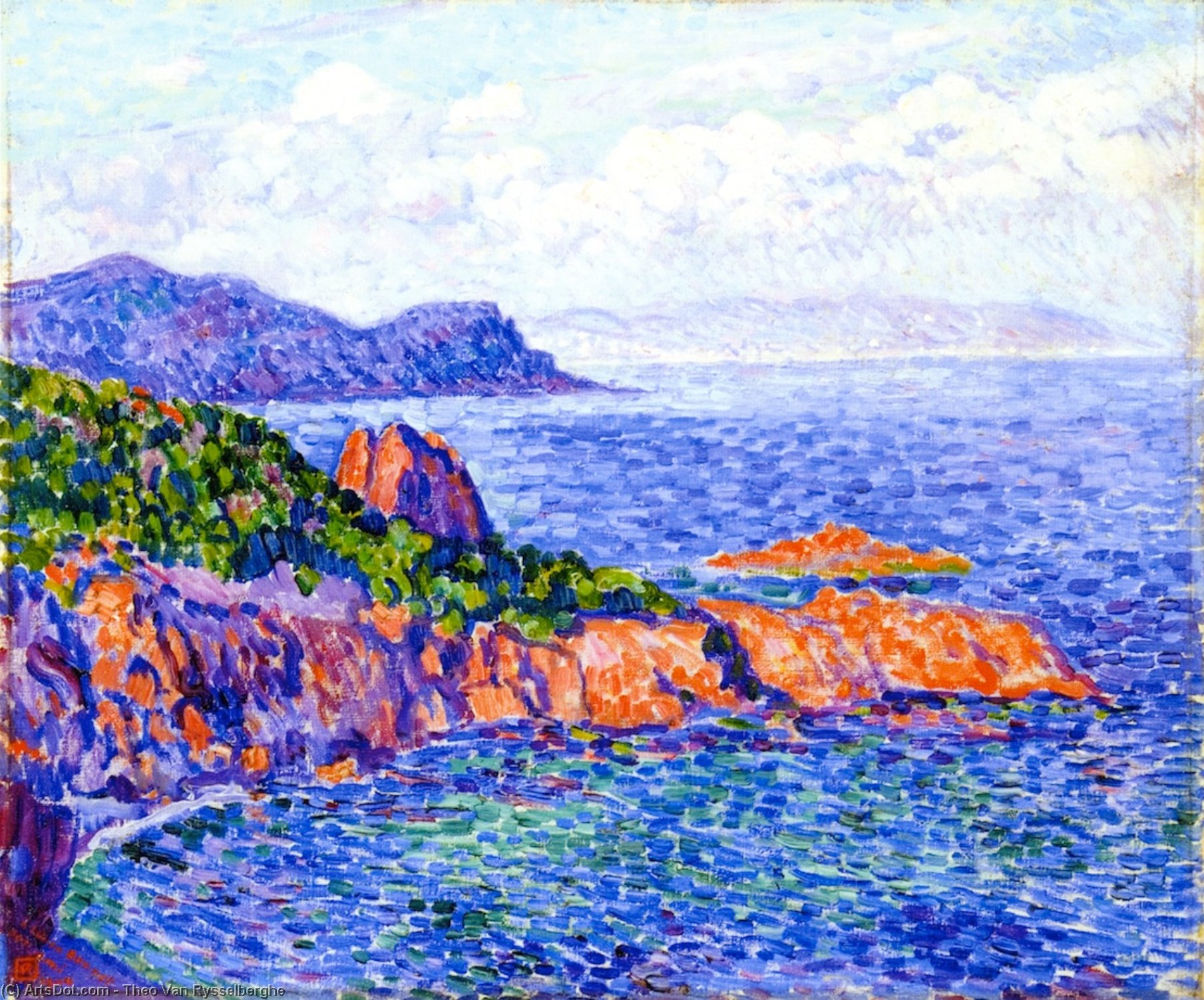 Red Rocks At Le Trayes — テオ・ファン・ライスベルフ