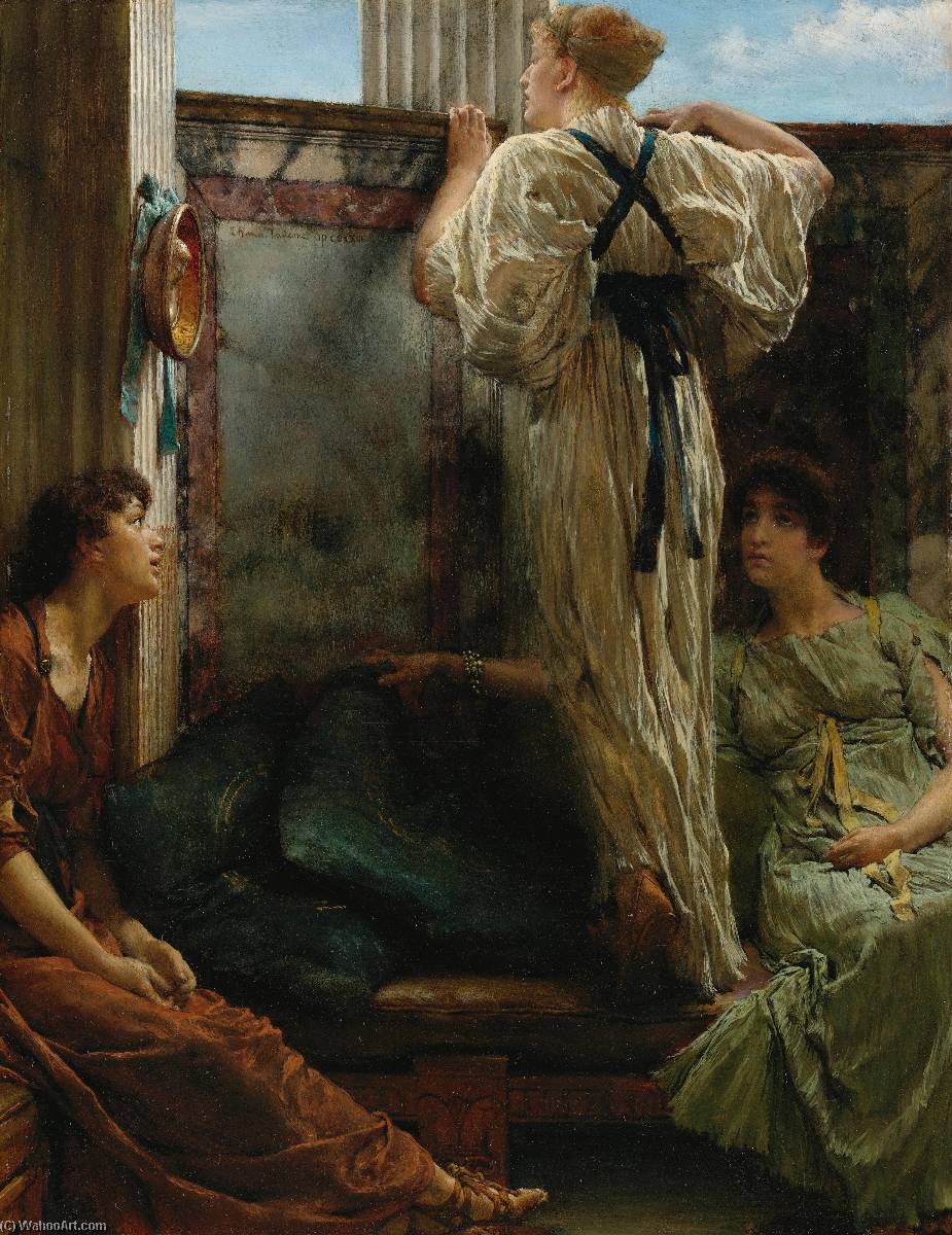 Who Is It (inquisitive) — Lourens Alma Tadema