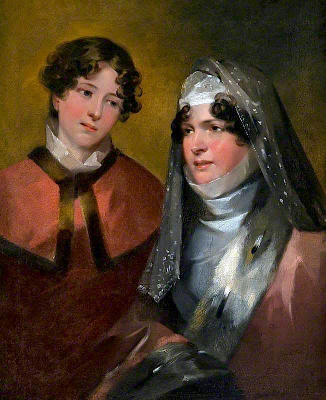 Mrs Brown Of Newhall, Penicuik, And Her Daughter — Sir John Watson Gordon