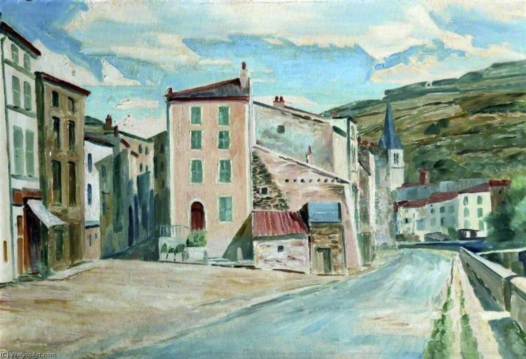 A Street In Issoire, France — Arthur Henry Andrews
