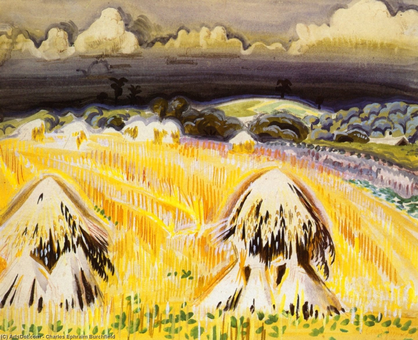 Wheatfields — チャールズ・バーチフィールド