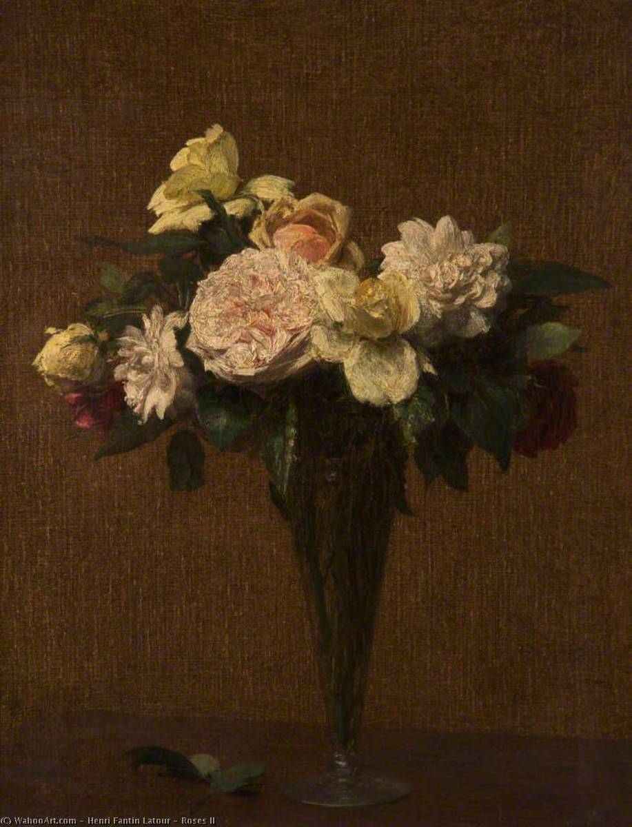 Roses Ii — Henri Fantin-latour