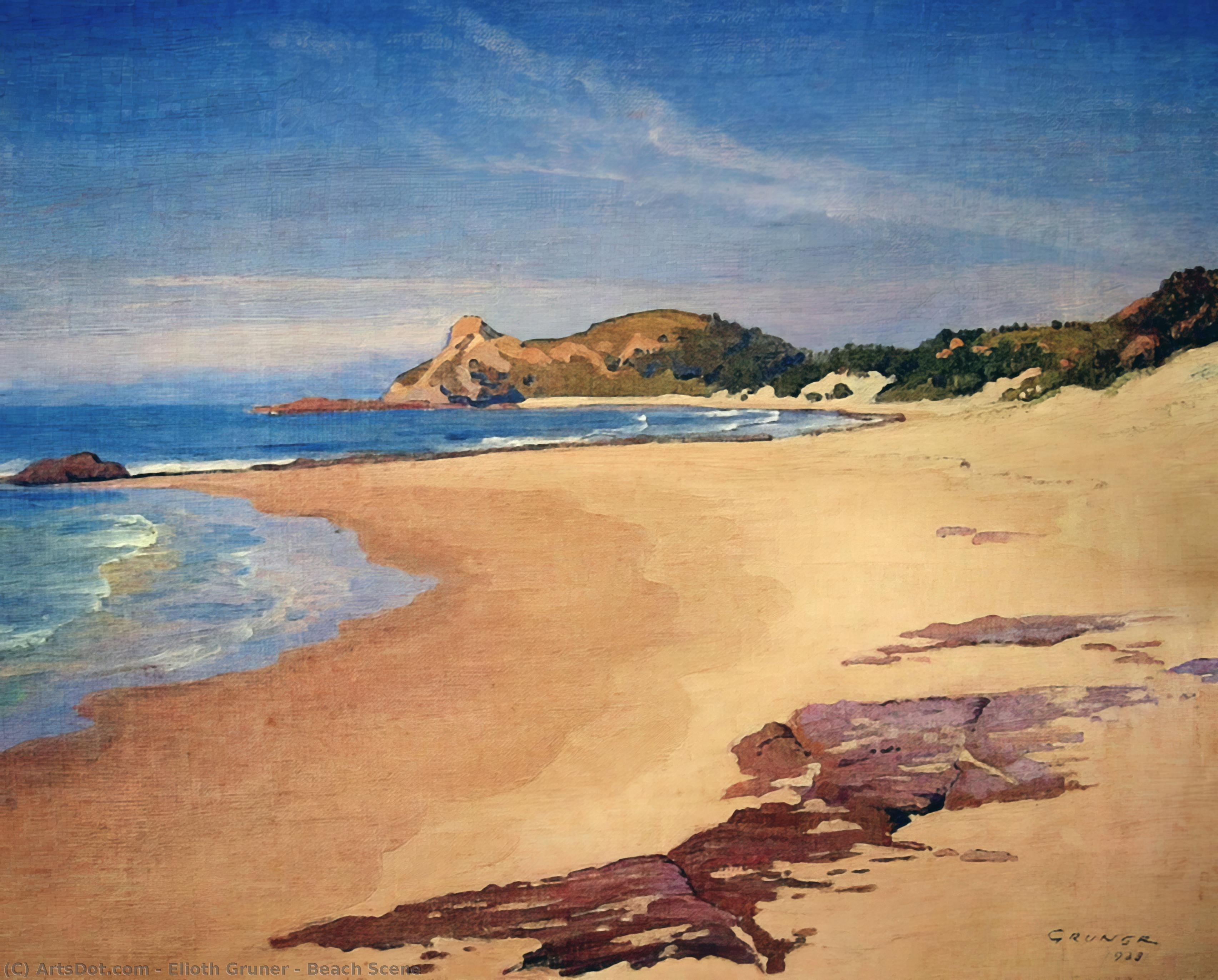 Beach Scene — Елиот Грунер