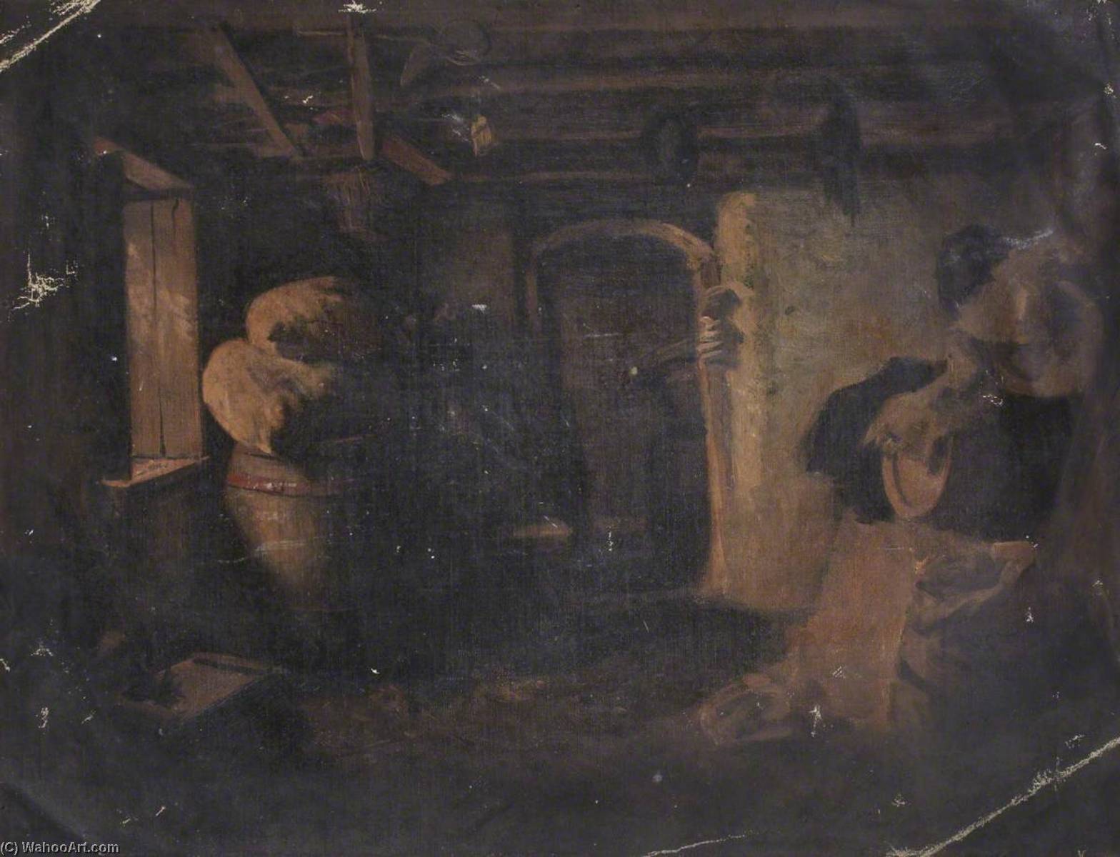Interior With Barrels — Thomas Stuart Smith