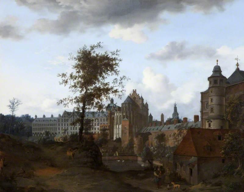 A View Of The Palace Of The Dukes Of Brabant, Brussels — ヤン・ファン・デル・ヘイデン
