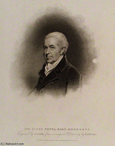 Portrait Of Sir Lucas Pepys — Henry Edridge