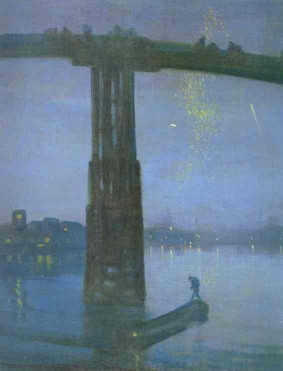 Nocturne In Blue And Gold - Old Battersea Bridge — James Abbott Mcneill Whistler