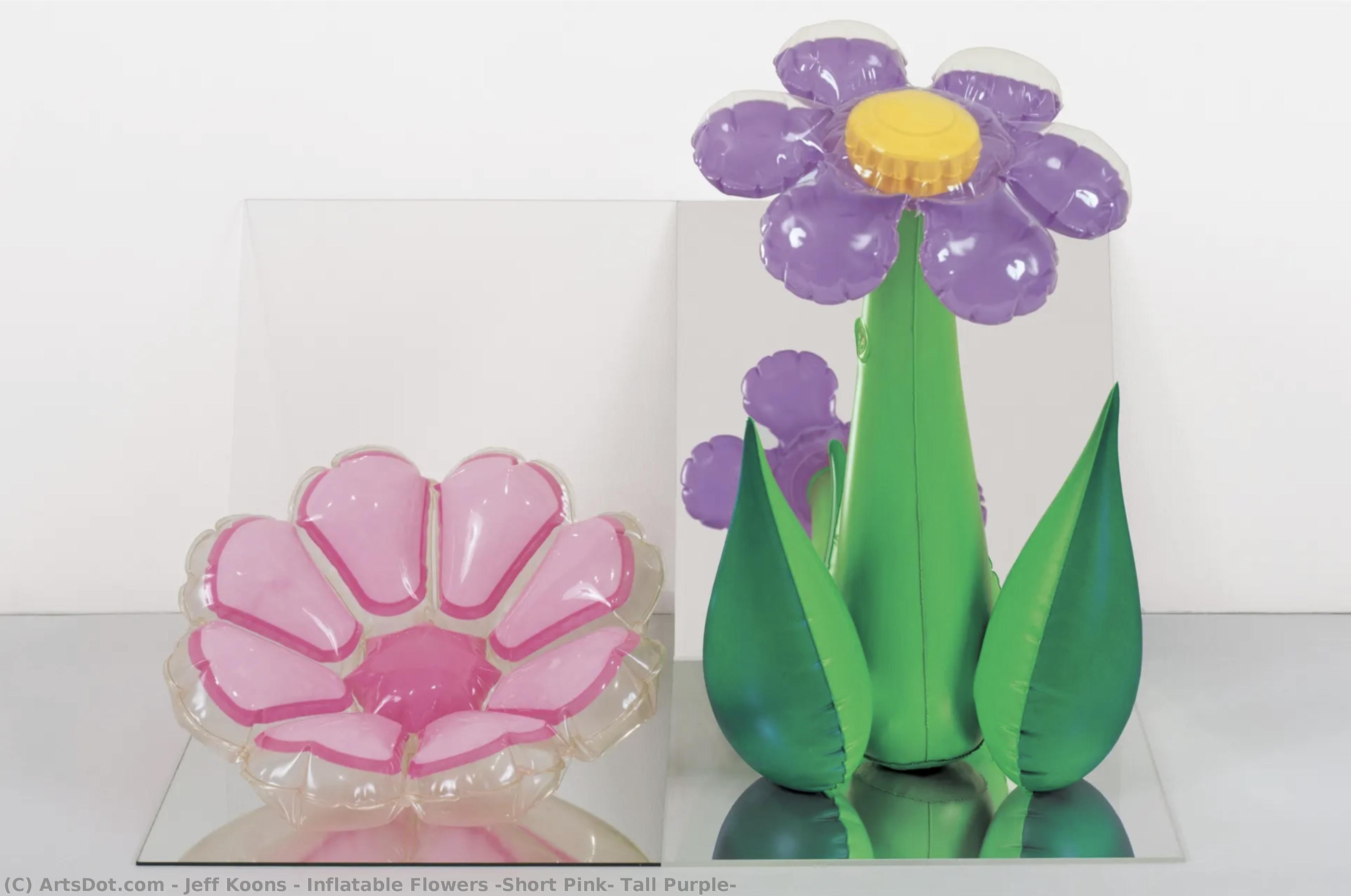 Inflatable Flowers (short Pink, Tall Purple) — Jeff Koons
