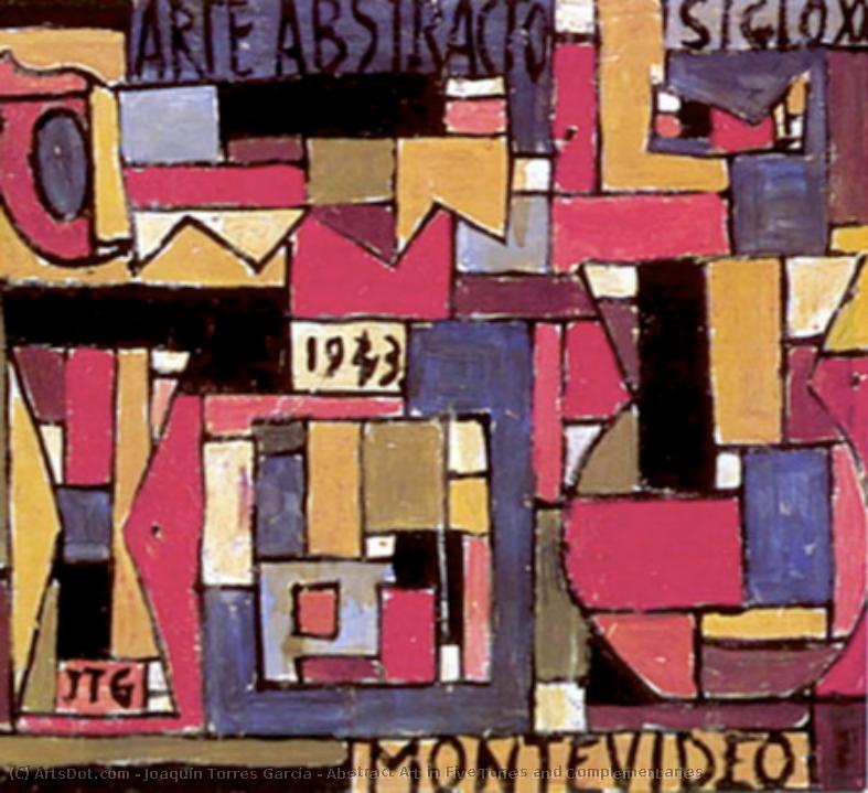 Abstract Art In Five Tones And Complementaries — Хоакин Торрес Гарсиа