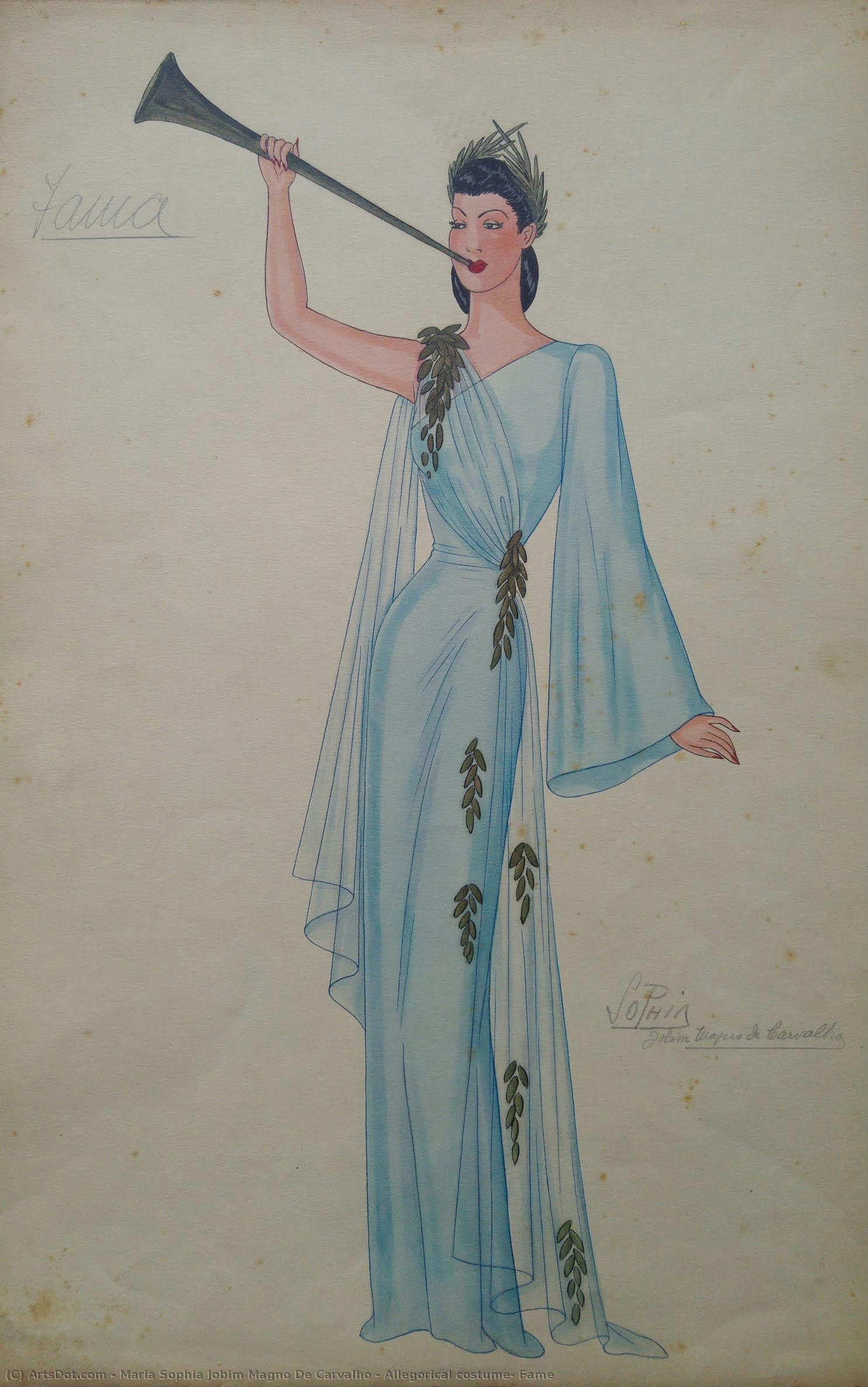 Allegorical Costume: Fame — Maria Sophia Jobim Magno De Carvalho