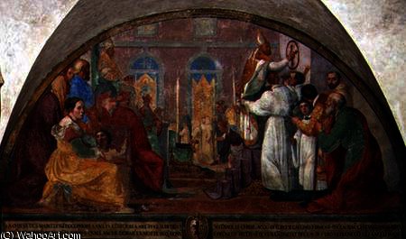 Pope Eugene Iv Consecrating The Convent Of San Marco — Alessandro Tiarini