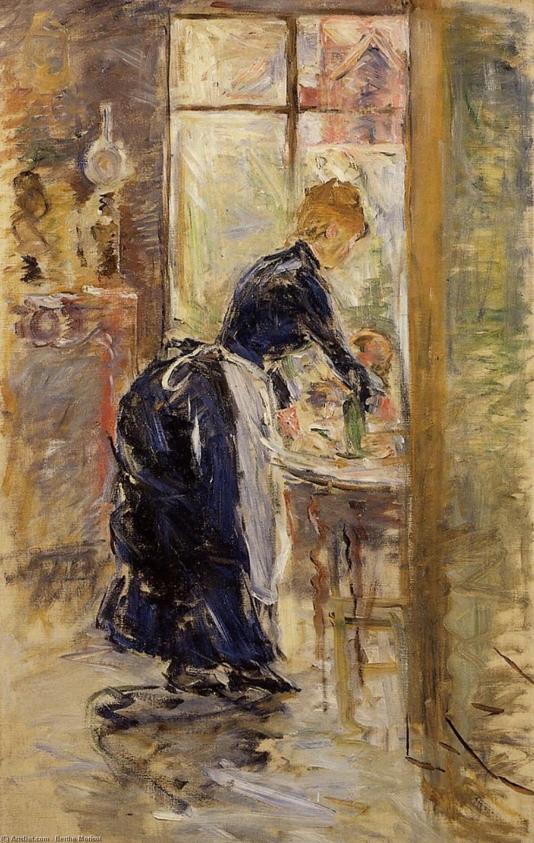 The Little Maid Servant — Berthe Morisot
