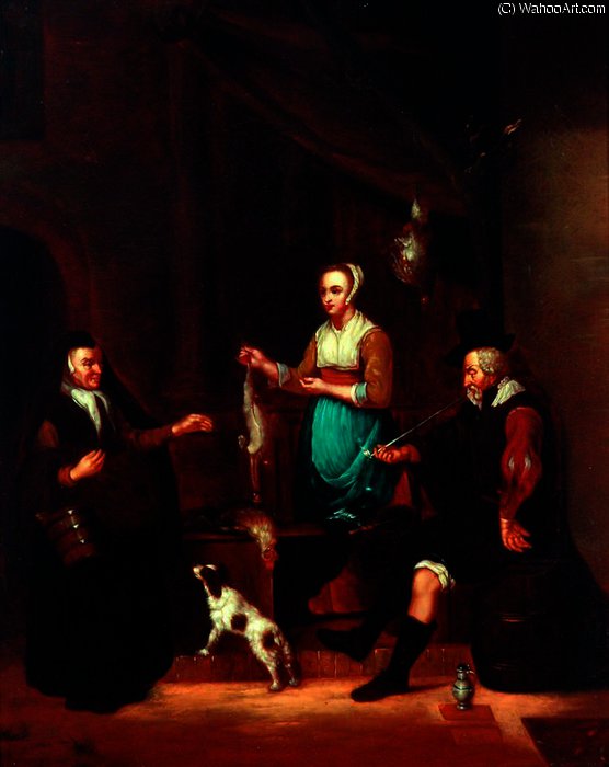 Le Marchand De Volaille — Gabriel Metsu