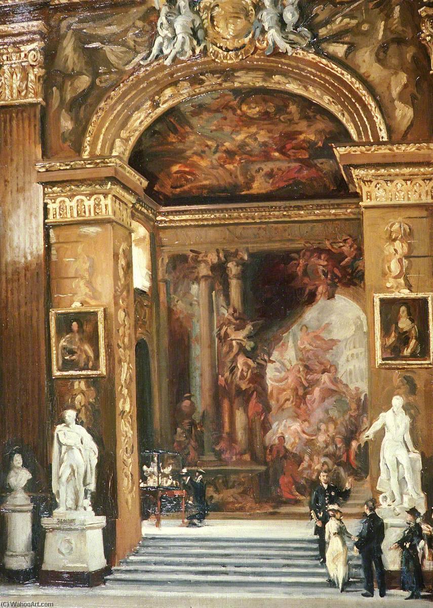 The Interior Of The Great Hall, Greenwich — William Bruce Ellis Ranken
