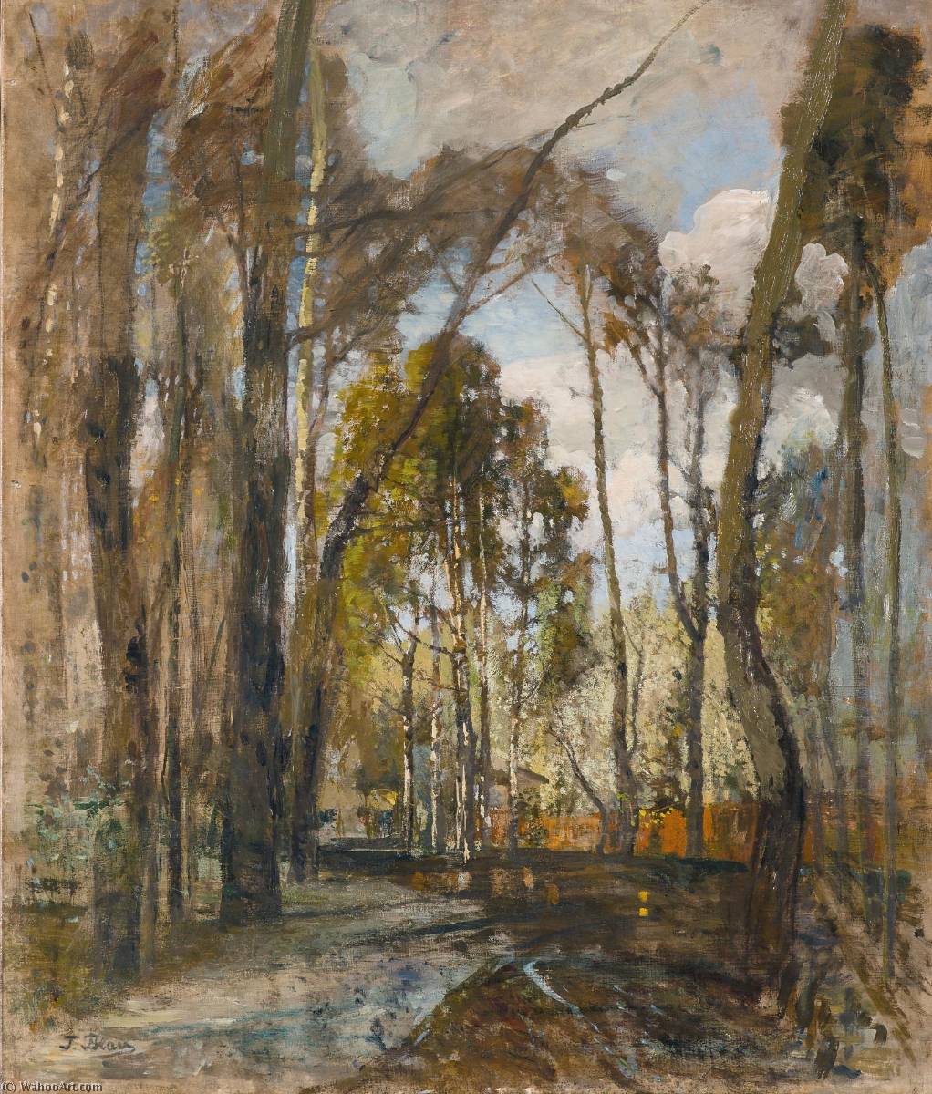 Praterlandschaft Nach Dem Regen (the Prater Gardens After The Rain) — Tina Blau