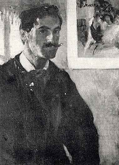 Alfred Henry Maurer (self Portrait), (painting) — Alfred Henry Maurer