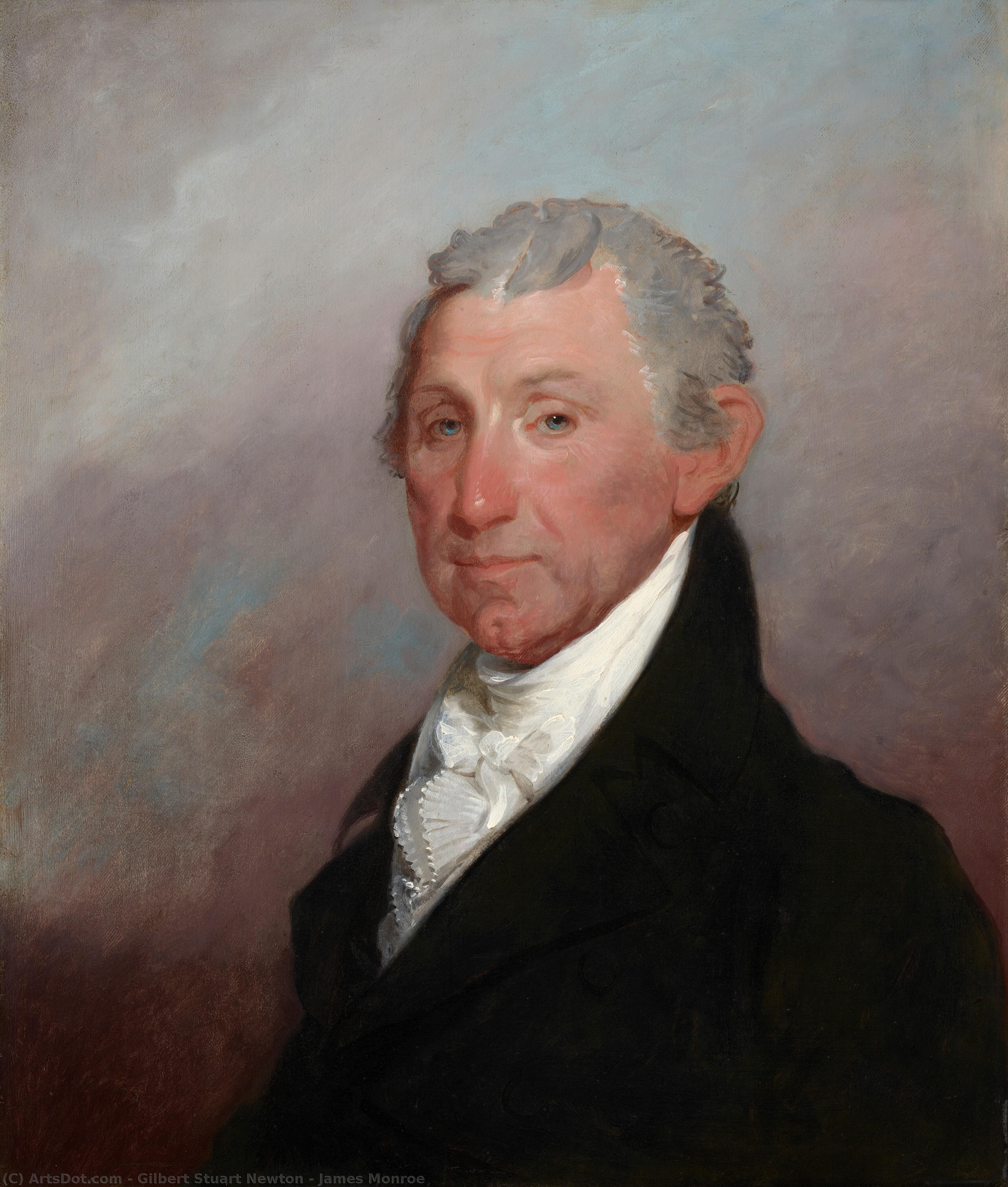 James Monroe — Gilbert Stuart Newton