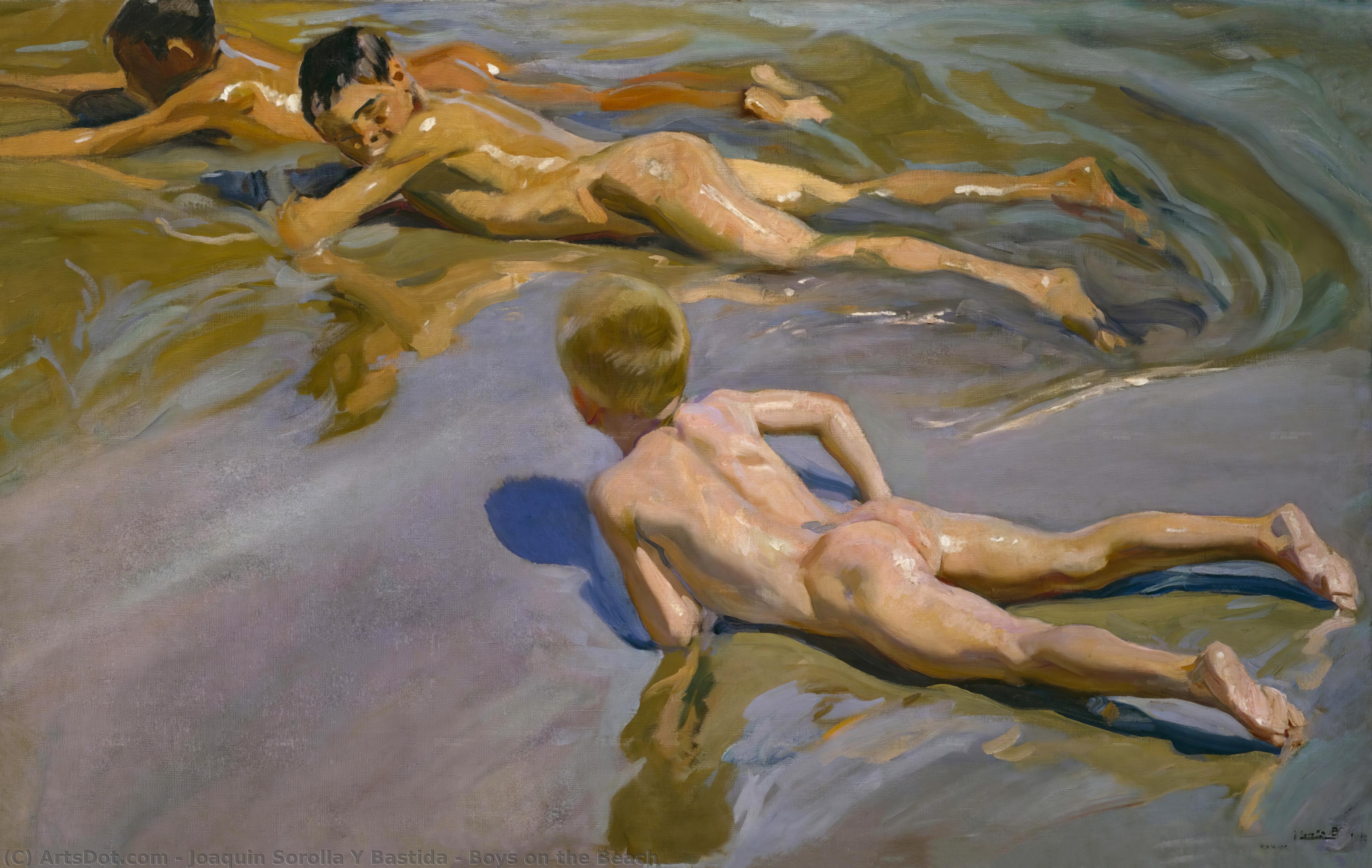 Niños En La Playa — Joaquín Sorolla Y Bastida