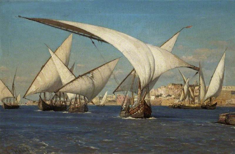 Nile Birds — Laurits Bernhard Holst