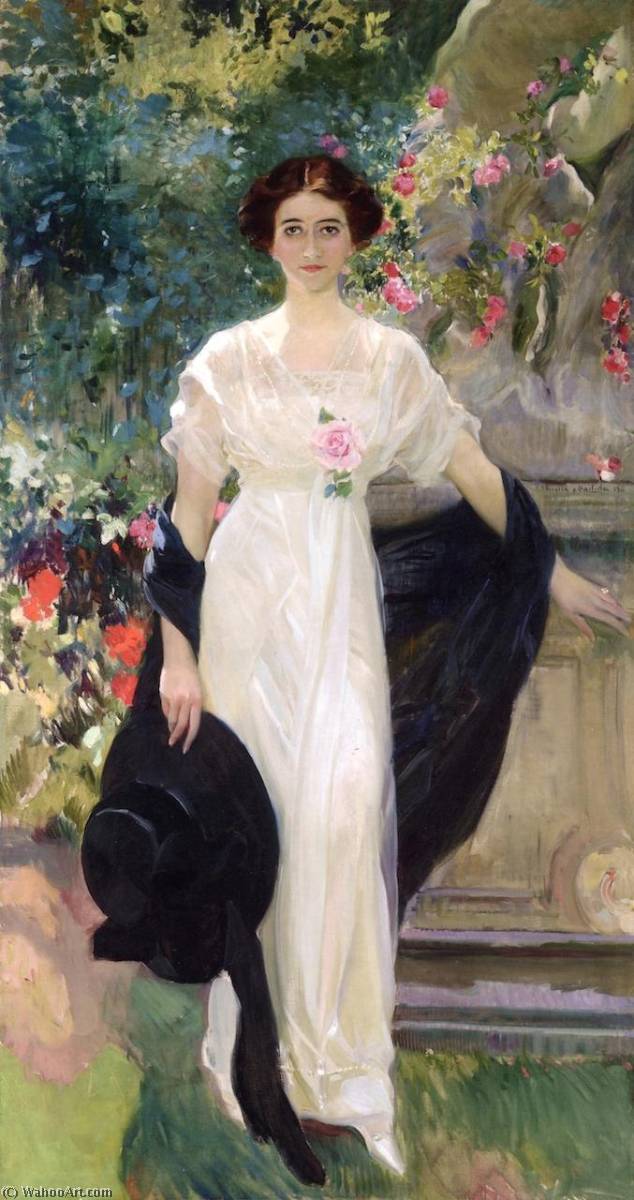 Miss Mary Lillian Duke (mrs. Mary Duke Biddle) — Joaquín Sorolla Y Bastida