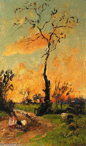 Ondergaande Zon — Willem De Zwart