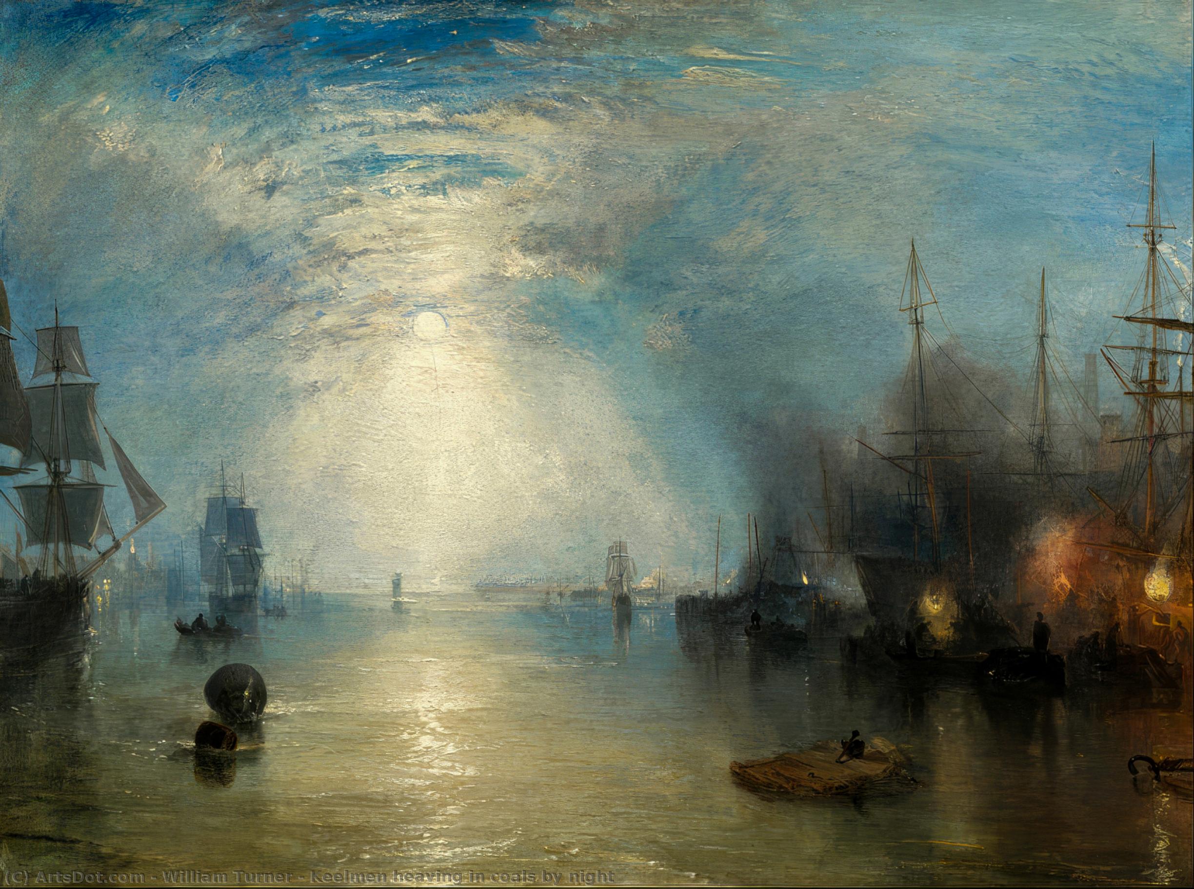 Keelmen Heaving In Coals By Night — Joseph Mallord William Turner