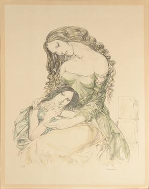 Two Women In Contemplation — Léonard Tsuguharu Foujita