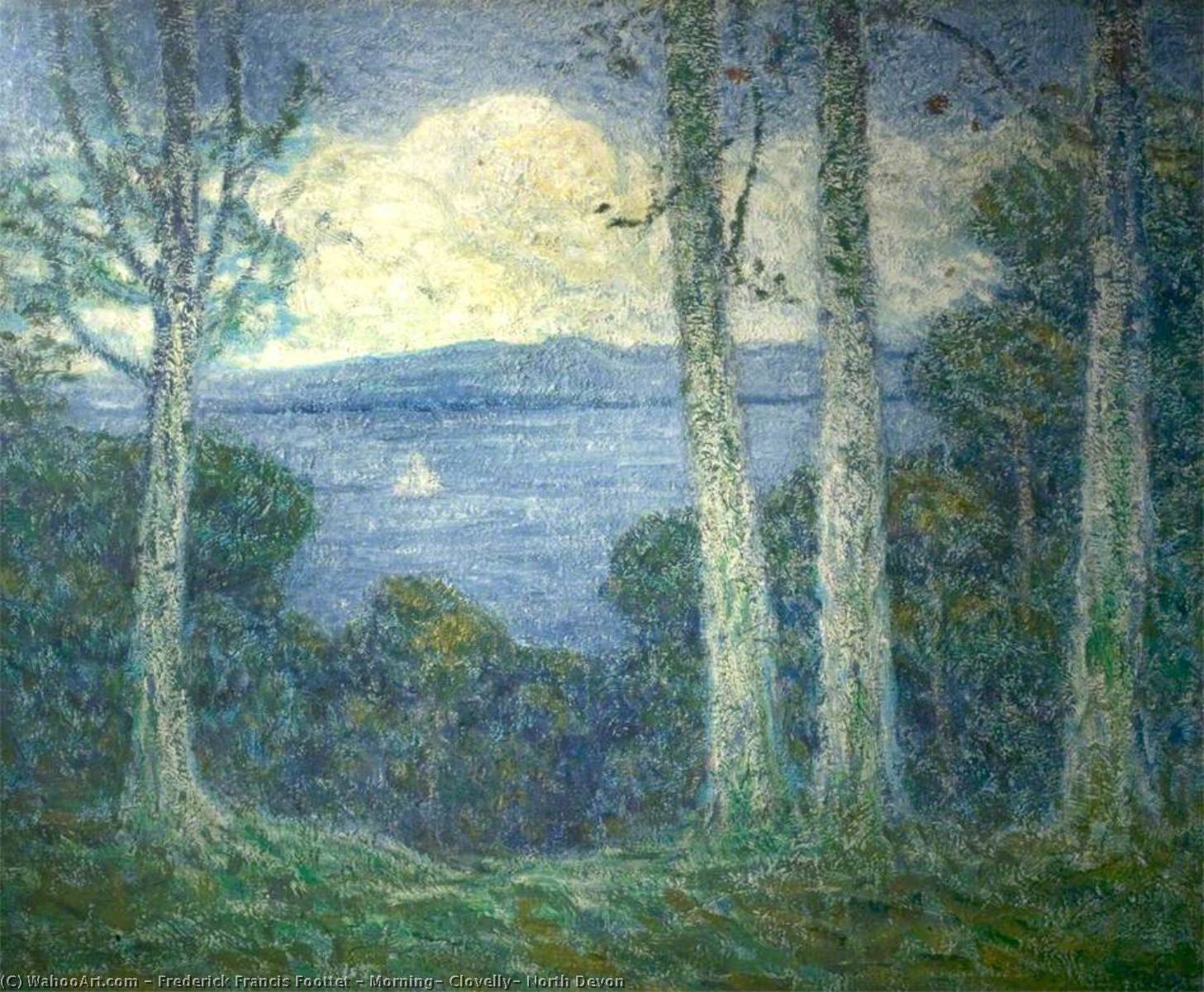 Morning, Clovelly, North Devon — Frederick Francis Foottet