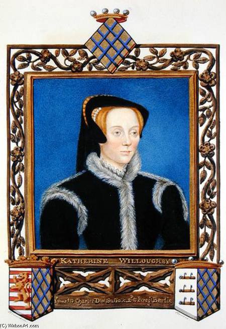Portrait Of Katherine Baroness Willoughby D'eresby From 'memoirs Of The Court Of Queen Elizabeth — Sarah Countess Of Essex