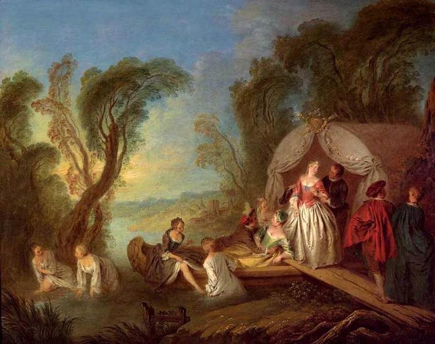 Fête Galante. The Barque Of Fun — Jean-baptiste Pater