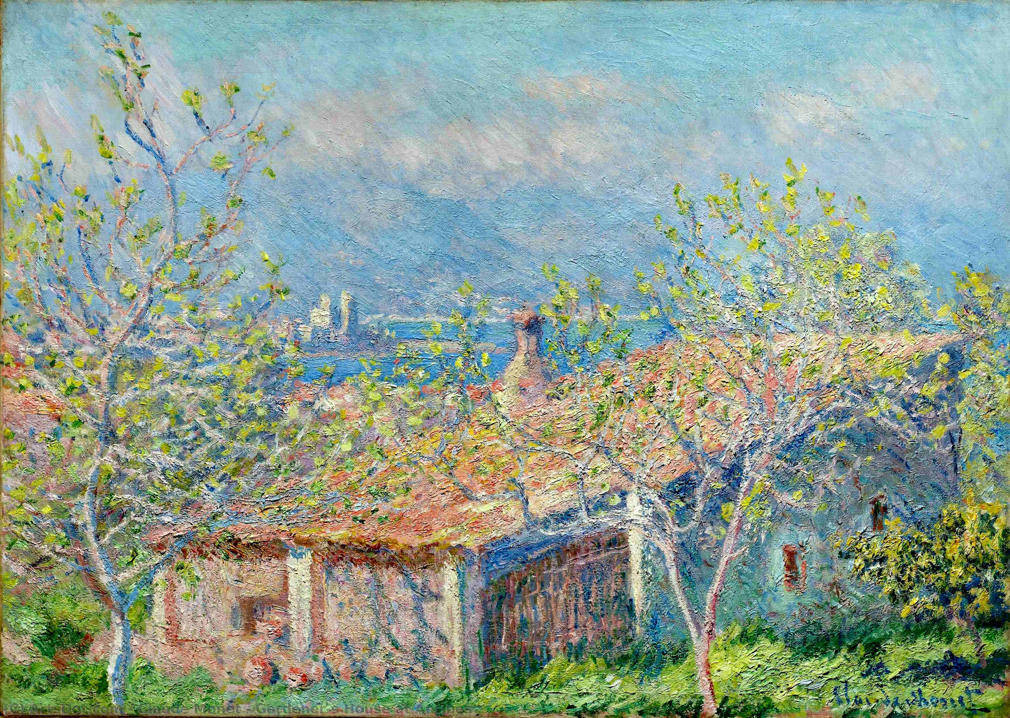 Gardener's House At Antibes — Клод Моне