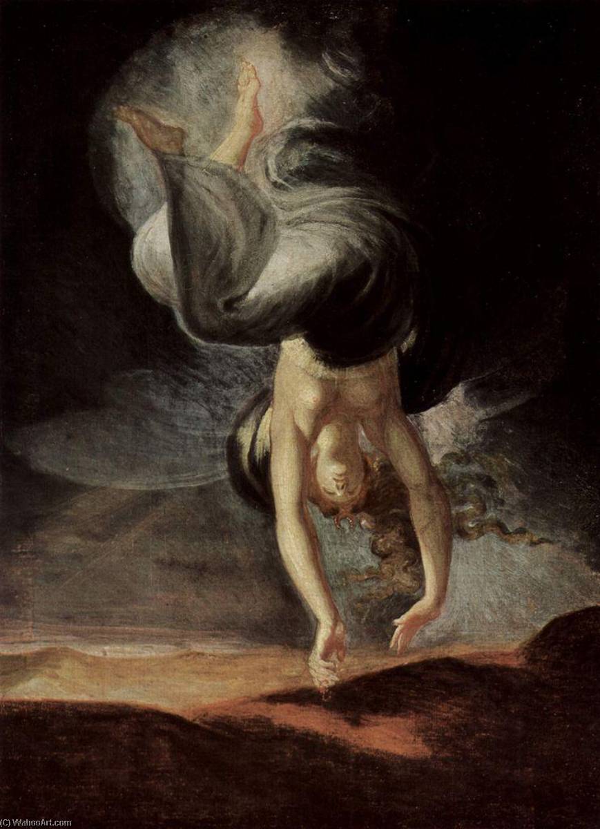 The Fairy Queen Titania Finds The Magic Ring On The Beach — Johann Heinrich Füssli