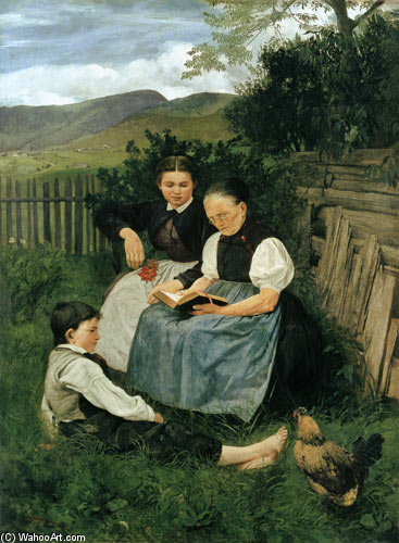 The End Of The Day — Hans Thoma