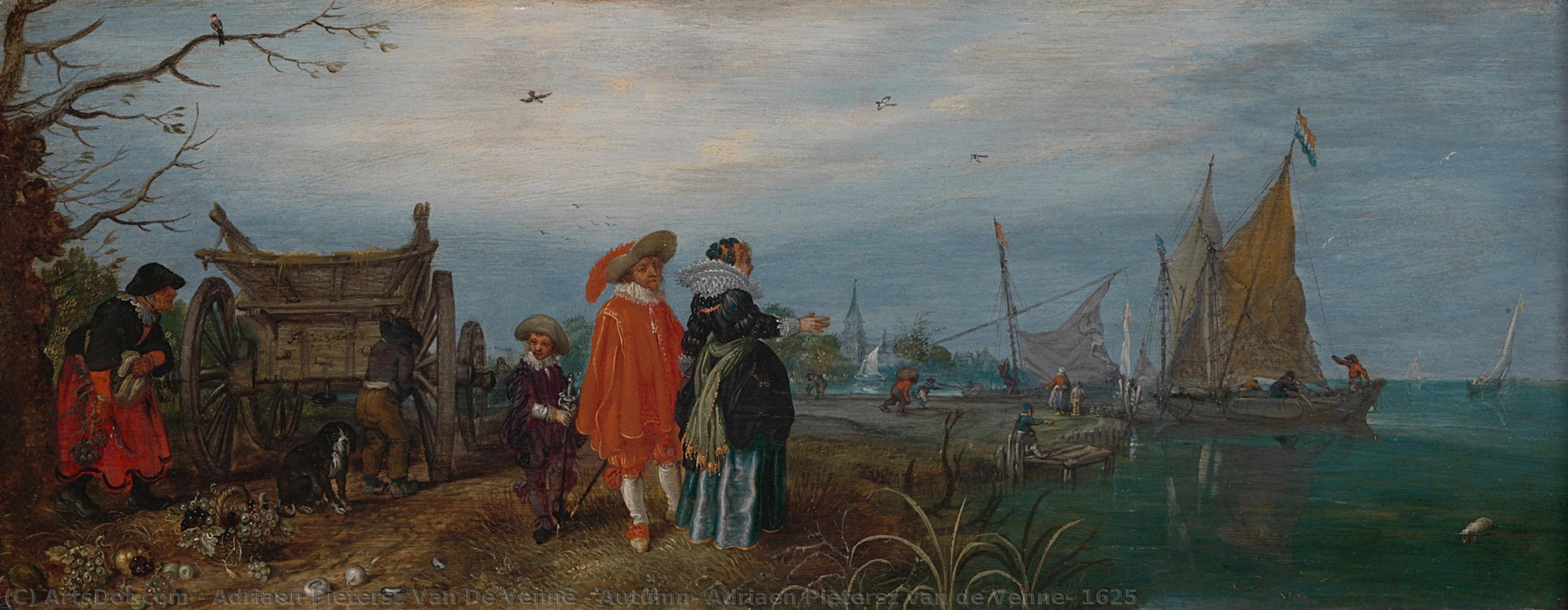 Autumn, Adriaen Pietersz Van De Venne, 1625 — Adriaen Pietersz Van De Venne