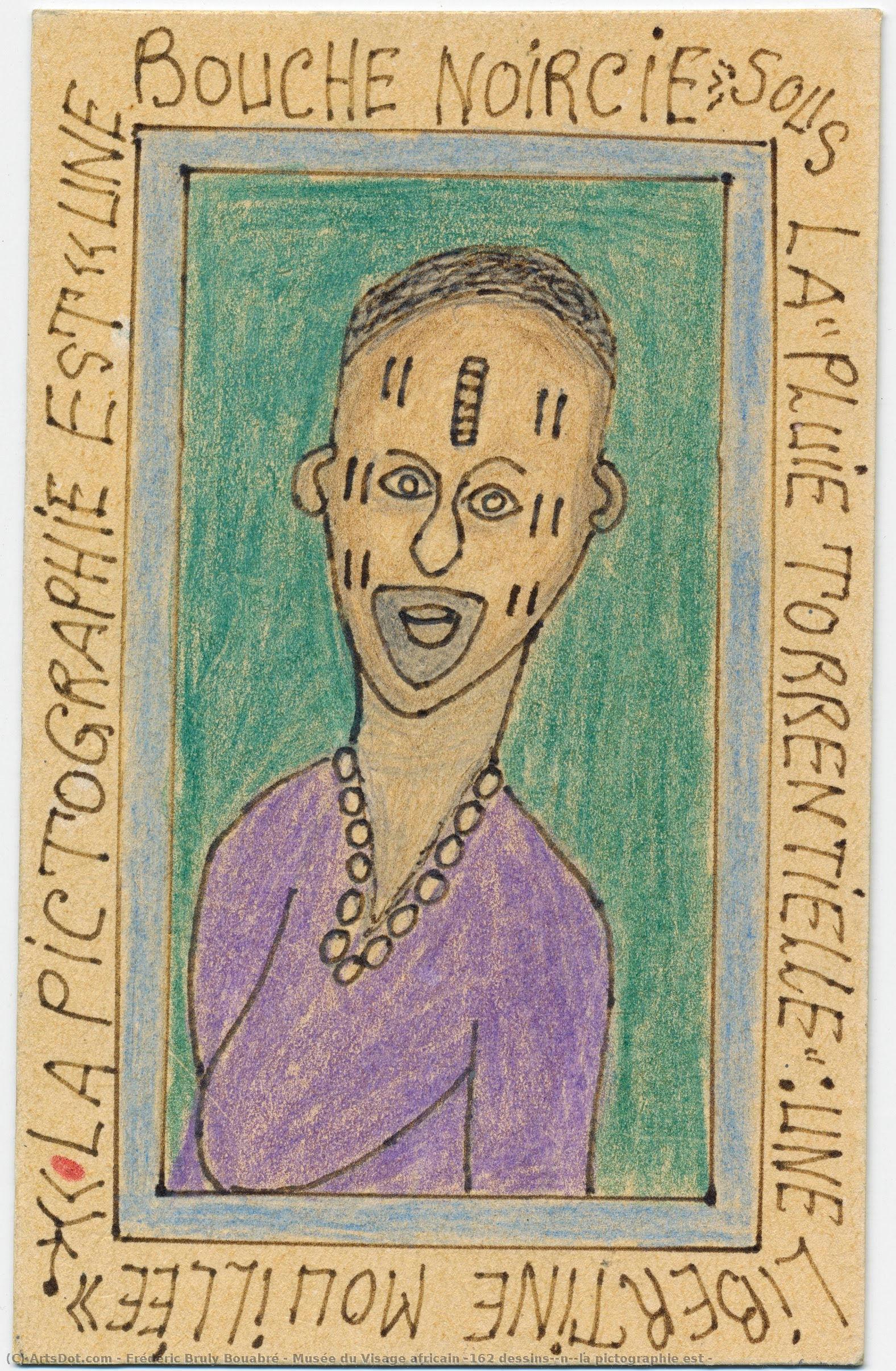 Musée Du Visage Africain (162 Dessins)\n<<la Pictographie Est — Frédéric Bruly Bouabré