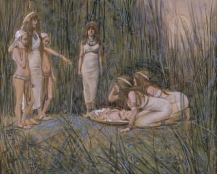 Pharaoh's Daughter Receives The Mother Of Moses — Jacques Joseph Tissot