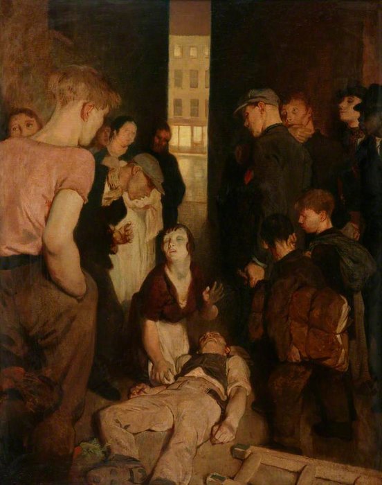 A Street Accident — Глин Уоррен Филпот