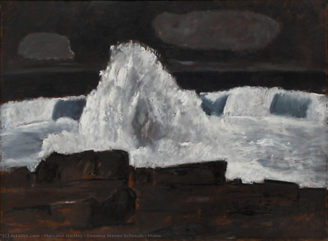 Evening Storm, Schoodic, Maine — マーズデン・ハートリー