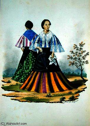 Mestizas Promenading — Jose Honorato Lozano
