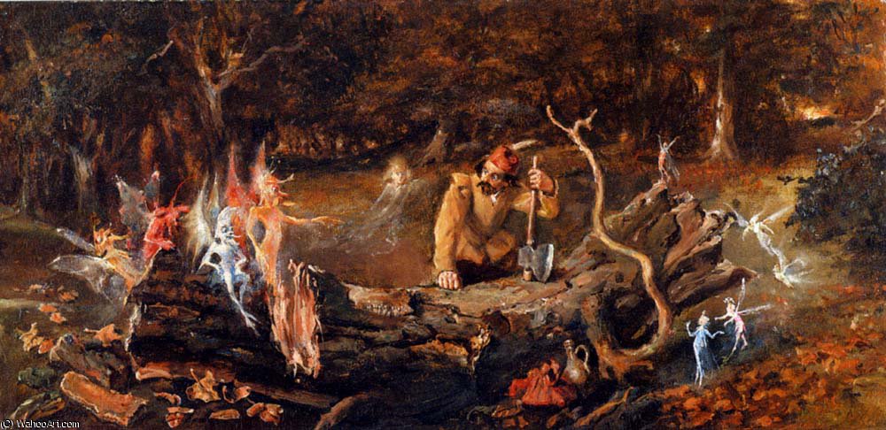 The Woodcutters Misfortune — John Anster Fitzgerald
