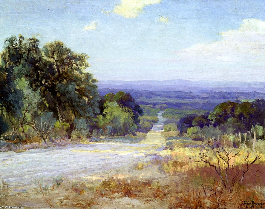 A White Road At Late Afternoon — Robert Julian Onderdonk