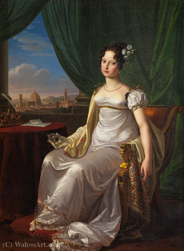 Portrait Of Maria Theresa Of Austria — Pietro Benvenuti
