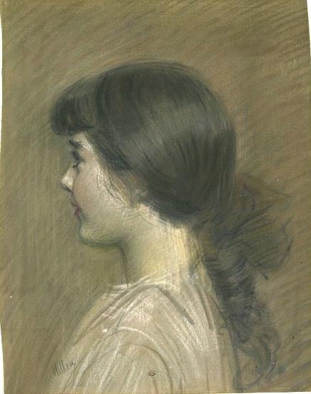 Portrait Of Paulette, Bust, Profile — Paul César Helleu