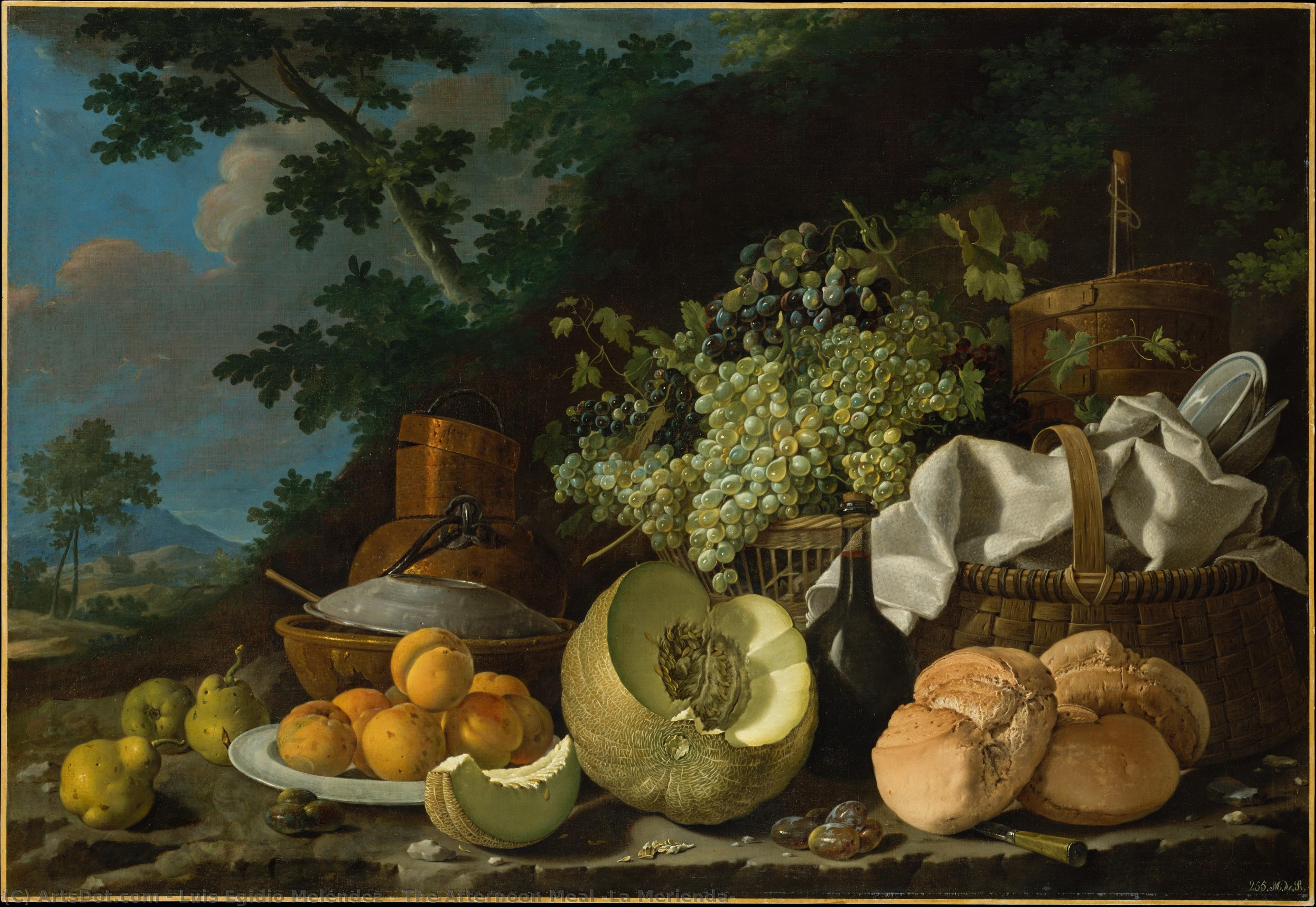 The Afternoon Meal (la Merienda) — Luis Egidio Meléndez